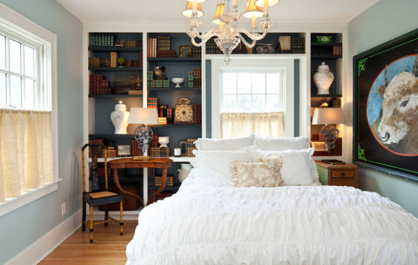 Маленькая спальня: какой выбрать цвет и мебель