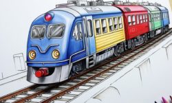 Раскраски поездов: увлекательное и бесплатное занятие для детей
